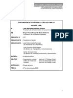 Pedro Castillo: Informe Final de Acusación Por Organización Criminal