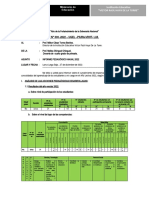 Informe Pedagogico Anual-Quinto Grado