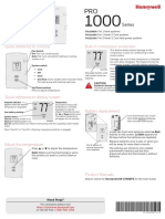 Termostato Digital TH1110DV1009 U Honeywell Informacion Del Producto