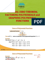 Rational Zero Theorem, Factoring Polynomials, and Polynomial Equations