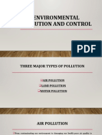 Environmental Pollution and Control