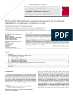 Photocatalytic TiO2adsorbent nanocomposites