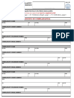 Complaint Form Fil Able