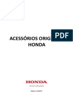 ( (Catalogo Acessorios Originais Honda) )