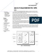 CX77304-16 PA Module For Tri-Band EGSM DCS PCS / GPRS: Applications Description