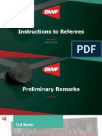 Instructions To Referees - March 2022