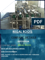 Regal Roots - Grading and Sorting Machinery