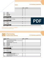 AQA GCSE Chem C4 Summary Question Answers