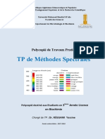 TP de M Thodes Spectrales 3L BIOCHIMIE S6