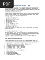 The Introduction of Mid Pid Sid & Fmi