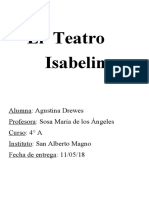 El Teatro Isabelino - Informe de Lengua