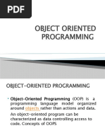 Object Oriented Programming Unit !