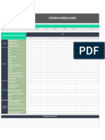 Formato de Bitacora de Limpieza Excel