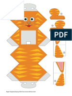 Easy Kitten Papercraft