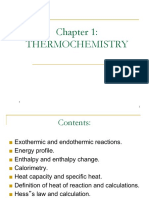 Chapter 1 - Thermochemistry