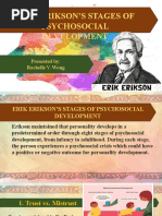 Report - Erik Erikson Theory