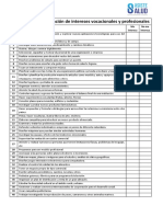 Test para La Identificación de Intereses Vocacionales y Profesionales