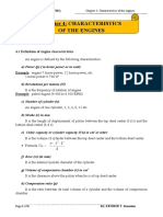 Chapter - 4 Characteristics of The Engines