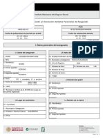 Instituto Mexicano Del Seguro Social: I. Datos Generales Del Asegurado