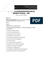 La Revolucion Burguesa en El Mundo Feudal 1967 Jose Luis Romero