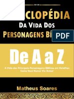 Enciclopédia Da Vida Dos Personagens Bíblicos - de A A Z - Matehus Soares