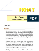 Ficha 7 - Ser y Formar Misioneros de Cristo