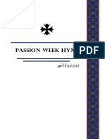 Passion Week Hazzat Booklet 2011-03-30