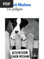 Un Pedigree (Modiano, Patrick)