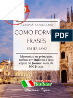 Como Formar Frases Básico Italiano Premium