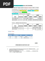 Operaciones de Ingreso y Gasto en El Siaf