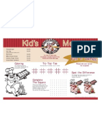 Kids Menu