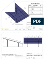 Bill of Material: Item No. Part Number Qty. 1 Small Leg 2 2 Big Leg 2 3 Rafter 2 4 Clamp 5 Purlin 6 6 Panel 15