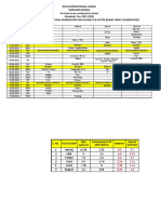 Datesheet Class Xi