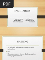 Group 15 Hash Tables