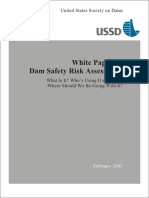 2003 Dam Safety Risk Assessment White Paper