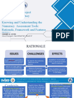 Session 1 - Knowing and Understanding The Numeracy Assessment Tools Rationale, Framework and Features