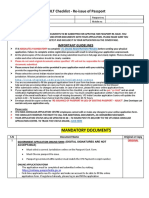 Checklist - Re-issuance-withPassport-Adult