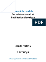 Securité Travail Habilitation Electrique