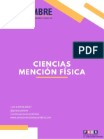 Ensayo PAES Ciencias Mención Física - Preuniversitario Cumbre