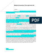 Acerca de La Utilidad de La Poesía (Tres Ejercicios de La Memoria) - A. Rubio.