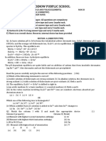 XII - Revision Sheet - 4 - Chemistry