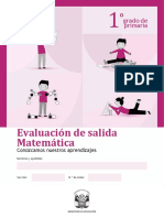 Evaluación de Salida 1 - Matemática