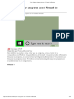 Cómo Bloquear Un Programa Con El Firewall de Windows