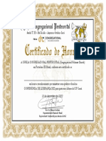 Certificado Preletores