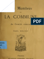 Les Membres de La Commune Et Du Comité Central (Paul Delion, 1871)