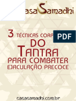 3 Técnicas Corporais Tantra para Combater Ejaculação Precoce.