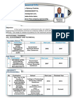 Electrical Engineering CV