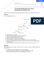 TP2: Base de Données Relationnelles Sous Oracle: Optimisation Des Requêtes SQL