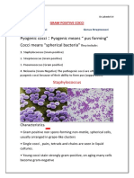 Pyogenic Cocci Pyogenic Means " Pus Forming" Cocci Means "Spherical Bacteria"