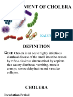 Management of Cholera